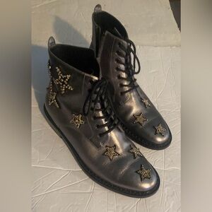 Ladies Coach Star And Bling Boots